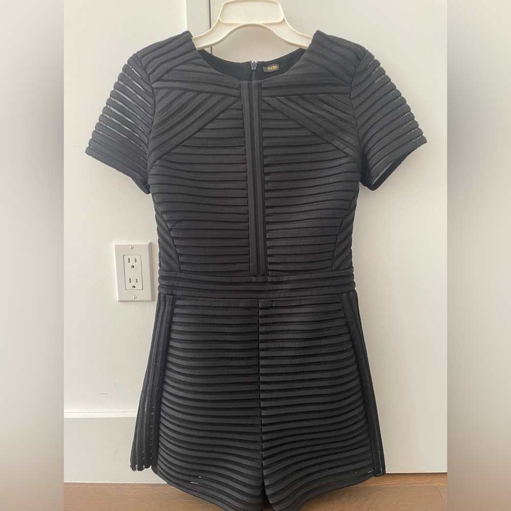 Maje Black Romper